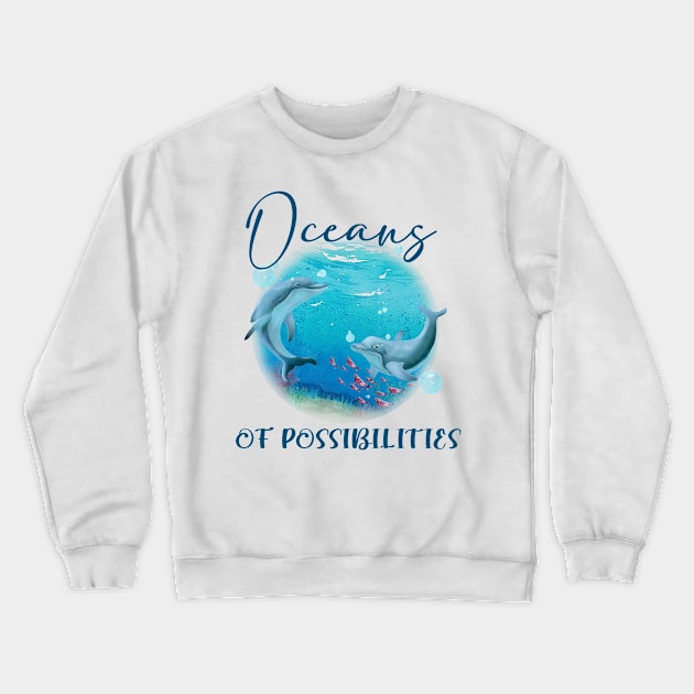 summer reading 2022 oceans sublimation Crewneck Sweatshirt by Babyborn